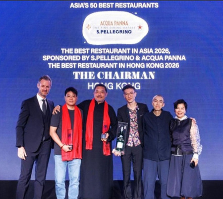 亞洲50最佳餐廳 2026 香港大班樓重奪第一寶座 「永」升一級奪第二